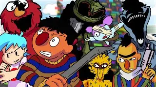 FNF part 1 BROKEN STRINGS | vs sesame street | LEARN WITH PIBBY | FNF ANIMATION