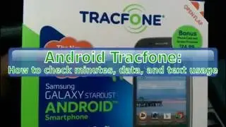 Android TracFone: How to check remaining minutes, data, and texts