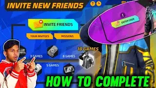 HOW TO COMPLETE INVITE NEW FRIENDS EVENT | CALL BACK EVENT FREE FIRE | INVITE YOUR FRIENDS EVENT |