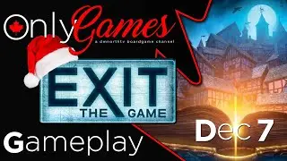 Exit The Game 2022 Advent Calendar: The Hunt For The Golden Book (December 7) Board Game Gameplay