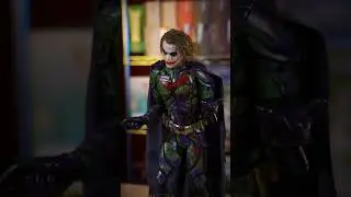 Крутая фигурка Джокера в костюме Бэтмена #joker #actionfigures #hottoys #mezco #batman #dc #custom