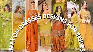 mayon dresses design | dolki / ubtan dresses ideas for bride | bridal wear 2023