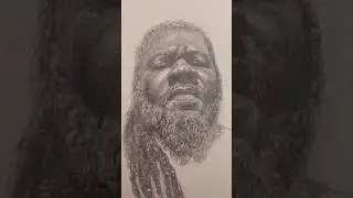 Drawing with graphite and Copic Opaque White