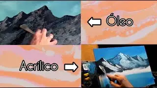 El MÉTODO DEFINITIVO para PINTAR MONTAÑAS con Óleo y Acrílico.
