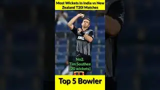 Most Wickets In India vs New Zealand T20I Matches 🏏 Top 5 Bowler 🔥 