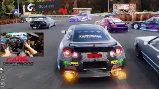 CarX Drift Racing ONLINE - 981hp GTR Banging GOOSIEST Door Full TANDEM Server!!