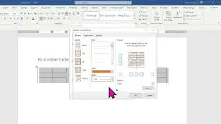 Fix Invisible Table Borders in Word | Simple Methods Explained