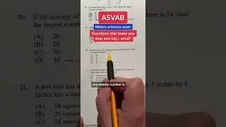 ASVAB AFQT Math Knowledge answer 20