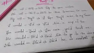 Contractions in English (Part 3)
