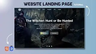 Gaming Website Landing Page UI using Html and CSS only