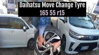 Daihatsu Move Upgrade Kumho Tyre 165 55r15 |Daihatsu tyre change at speed tyre center