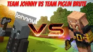 Minecraft Mob Madness Ep.4 - 64 Johnnies VS 64 Piglin Brutes! REUPLOAD