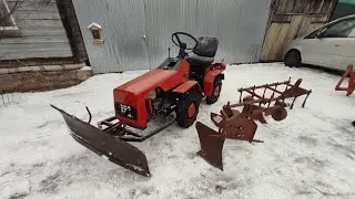 Мини-трактор МТЗ-132, 13л.с.Honda GX-390, 2002 г.в.. (04.02.2023) .