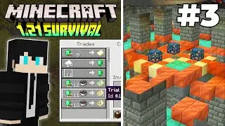 FINDING TRIAL CHAMBERS! - Minecraft Survival (Episode 3)