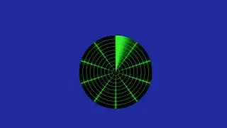 GREEN BLUE SCREEN SONAR RADAR ANIMATED HD | FREE TO USE GRAPHICS EFFECTS ANIMATION CHROMA KEY