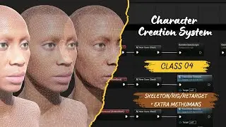 04 - Unreal Engine Character Creation System (EngDub) - Merged Meshes - Control Rigs and Retarget