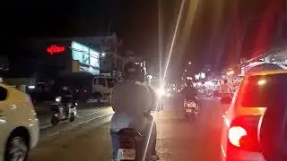 Phnom Penh After Dark | Beautiful Evening Road Tour in Cambodia |