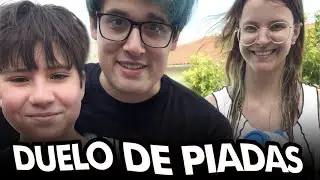 PATO SABE RIR?? DUELO DE PIADAS COM ÁGUA!!! - CANAL DO CLEPTON