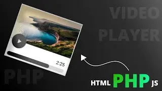 Create a custom video player | using HTML, CSS & JavaScript | 