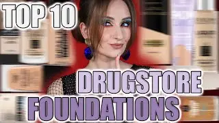 Top 10 Affordable Foundations You NEED to Know. Elf, Maybelline, Catrice, Essence, Max Factor.