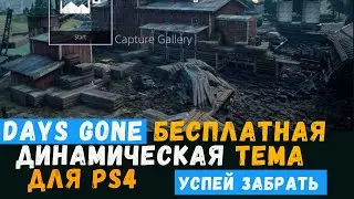 Days Gone - Бесплатная динамическая тема для PS4