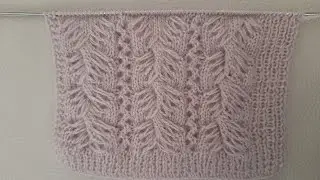 We are knitting a Çanakkale burgu dowry knitted vest model.