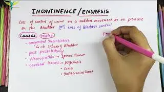 INCONTINENCE or ENURESIS - Symptom