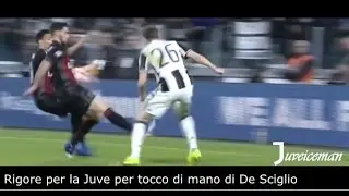 Gli episodi arbitrali di Juve Milan 2-1 rigore espulsione 10.3.2017