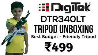 Digitek DTR340LT Tripod Unboxing | Cheapest Tripod Unboxing | Fun Learning With Kasinath