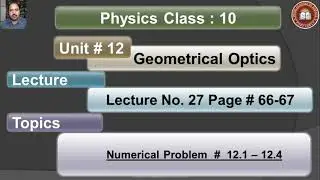 PH10 12 Numerical 12.1- 12.4