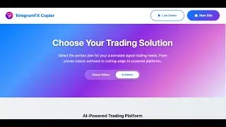 TGFX-AI Cloud Based Telegram Copier is live! 