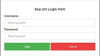 How To Create Login Page using ASP.NET