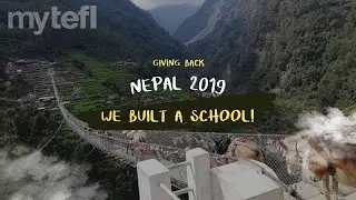 Giving Back: myTEFL rebuilds a floor of a school damaged by an earthquake