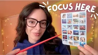 ASMR Follow My Instructions 👁️ Eyes Open Focus Tests & Visual Triggers