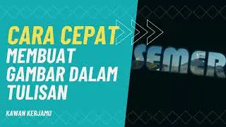 Cara membuat gambar di dalam tulisan di ppt powerpoint