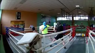 Boxing sparing shot with EKEN H9 1080p 60fps