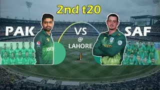 LIVE - Pakistan vs South Africa | 2nd T20 Pak Vs SAF Live