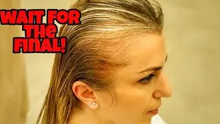 I gave her weak hair such a haircut  ( How To Layer Haircut )