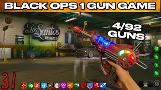 GUN GAME on the Los Santos Customs Zombie Map is INSANE! (Black Ops 3)