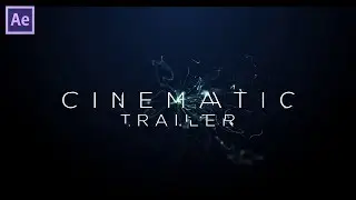 Cinematic Trailer Title Animation In After Effects | After Effects Tutorial - No Third Party plugins