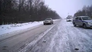 Колейность на дороге