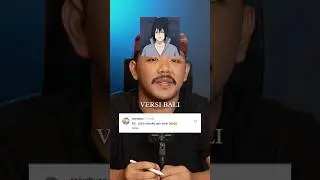 GAGAH!!! SASUKE X ULAR VERSI BALI??? #Design #Versibali #Sasuke #Anime #Viral #trending