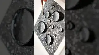 Grey shades drops - Acrylic time lapse painting