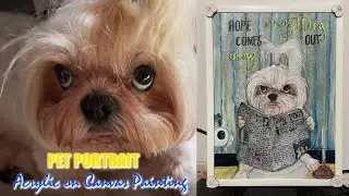 Acrylic on Canvas Painting | Pet Portrait | Arts Philippines