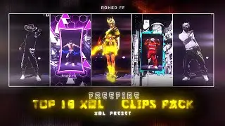 Free Fire Top 10 Xml Cc + Clips | ( G - DRIVE ) 🔥| Free Fire Clips Pack | Top 10 Emote Pack ✅ 