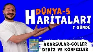 🌎DÜNYA AKARSULAR-DENİZLER VE GÖLLER HARİTA BİLGİSİ ÇALIŞMASI 📌2025 KAMP-5 (Kodlamalarla)