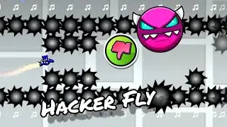 La nave más dificil en un Demon! hacker fly 100% Geometry Dash