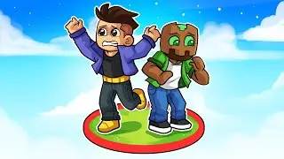 MINECRAFT but THERE'S ONLY ONE CIRCLE 😱💥 HARDY and TROLL