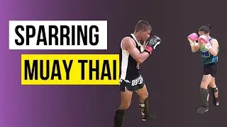 Sparring de Muay Thai - Atletas Luana Vitoria e David Araújo