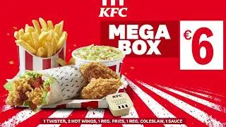 Enjoy It All with KFC MEGA BOX for €6